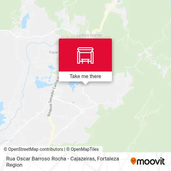 Rua Oscar Barroso Rocha - Cajazeiras map
