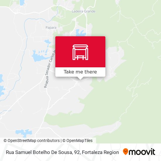 Rua Samuel Botelho De Sousa, 92 map