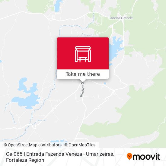 Ce-065 | Entrada Fazenda Veneza - Umarizeiras map
