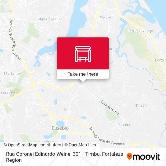 Rua Coronel Edinardo Weine, 301 - Timbu map