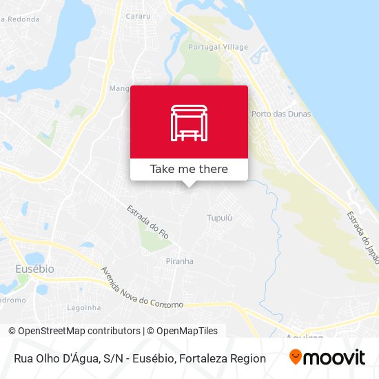 Rua Olho D'Água, S/N - Eusébio map