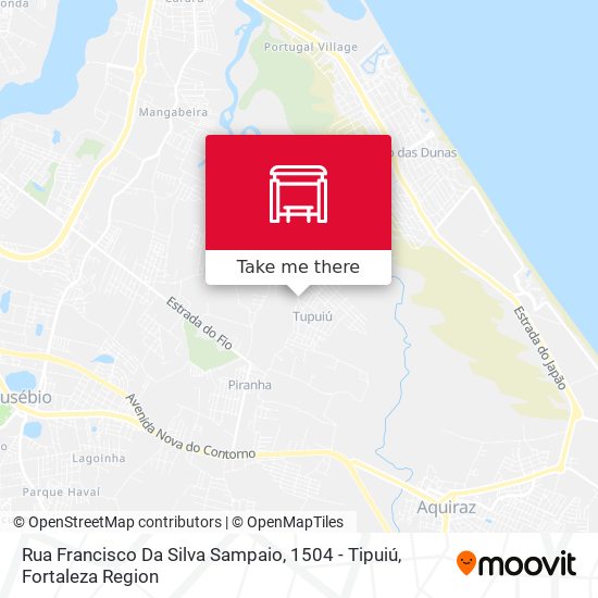 Rua Francisco Da Silva Sampaio, 1504 - Tipuiú map
