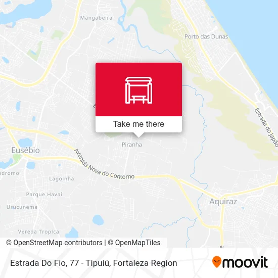 Estrada Do Fio, 77 - Tipuiú map