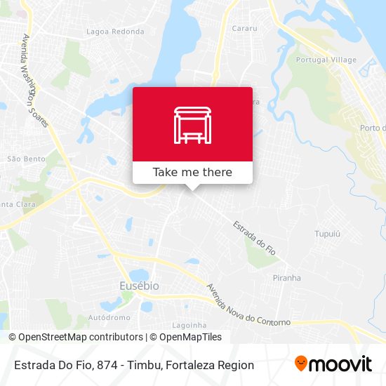 Estrada Do Fio, 874 - Timbu map