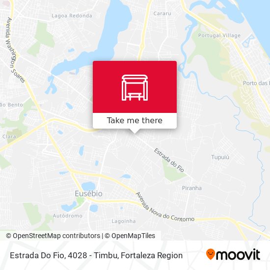 Estrada Do Fio, 4028 - Timbu map