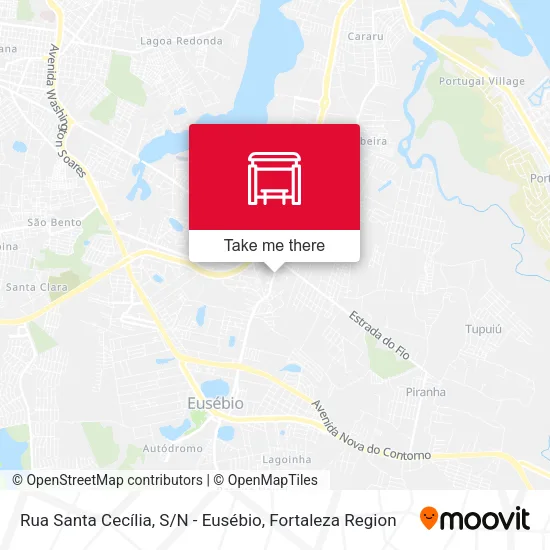 Rua Santa Cecília, S / N - Eusébio map
