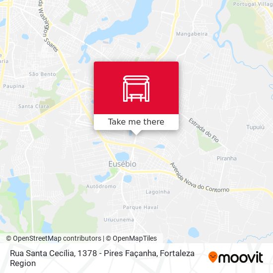Rua Santa Cecília, 1378 - Pires Façanha map