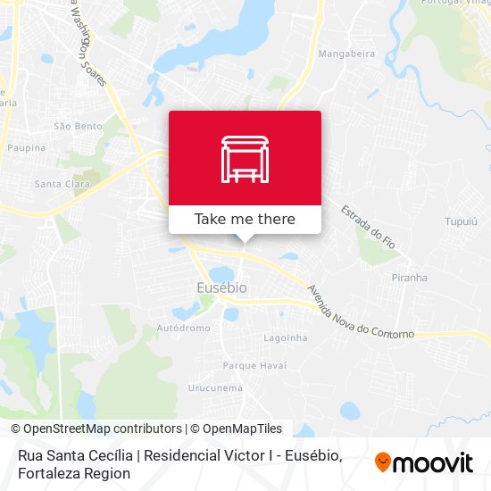 Rua Santa Cecília | Residencial Victor I - Eusébio map