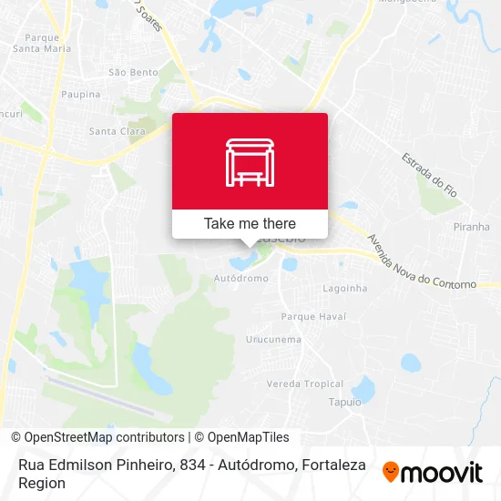 Rua Edmilson Pinheiro, 834 - Autódromo map