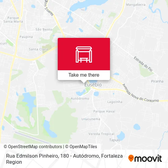 Rua Edmilson Pinheiro, 180 - Autódromo map