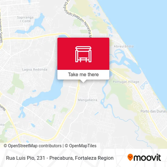 Rua Luis Pio, 231 - Precabura map