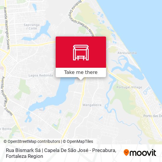 Rua Bismark Sá | Capela De São José - Precabura map