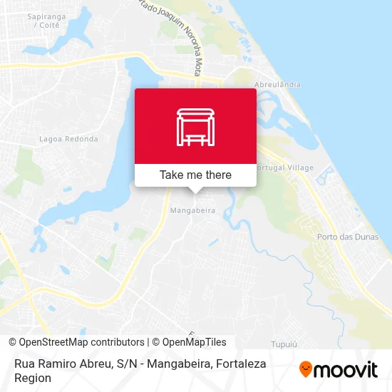 Rua Ramiro Abreu, S / N - Mangabeira map