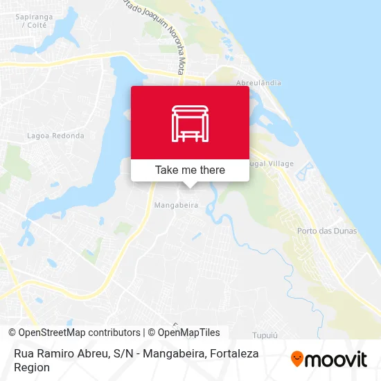 Rua Ramiro Abreu, S / N - Mangabeira map