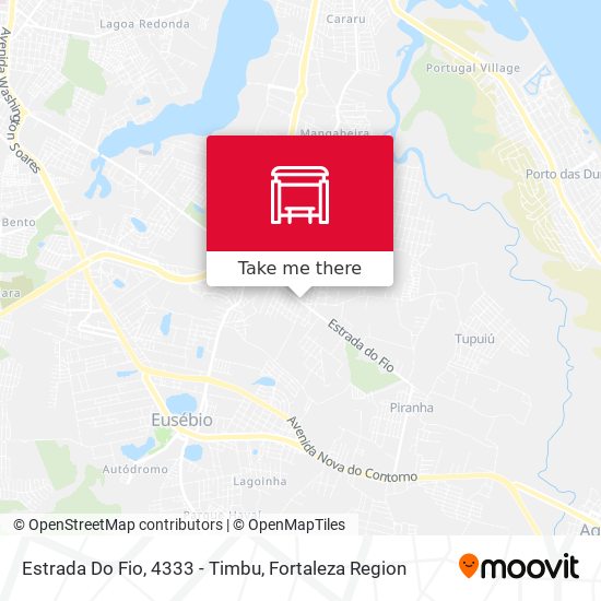 Estrada Do Fio, 4333 - Timbu map