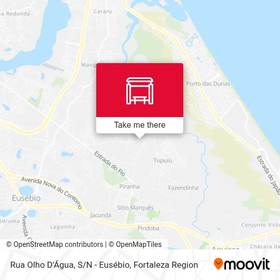Rua Olho D'Água, S/N - Eusébio map