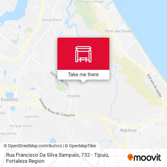 Rua Francisco Da Silva Sampaio, 732 - Tipuiú map