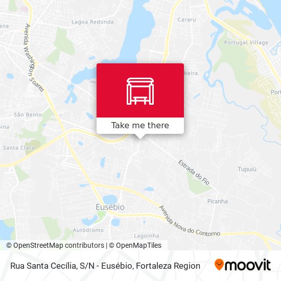 Rua Santa Cecília, S / N - Eusébio map