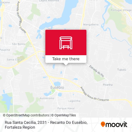 Rua Santa Cecília, 2031 - Recanto Do Eusébio map