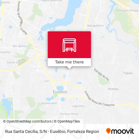 Rua Santa Cecília, S / N - Eusébio map