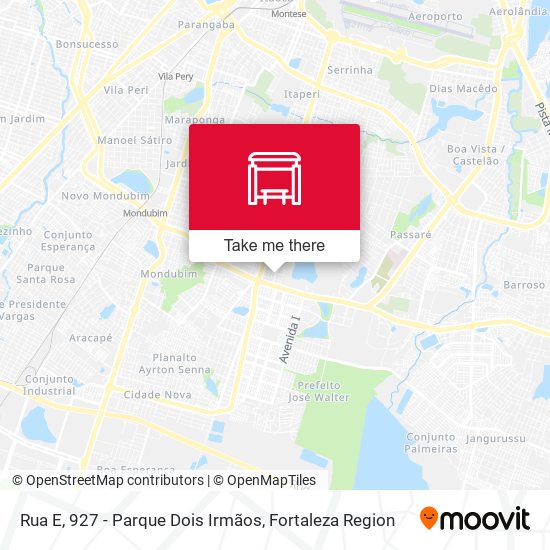 Rua E, 927 - Parque Dois Irmãos map