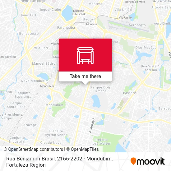 Rua Benjamim Brasil, 2166-2202 - Mondubim map
