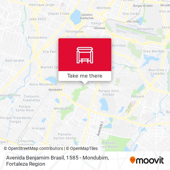 Avenida Benjamim Brasil, 1585 - Mondubim map