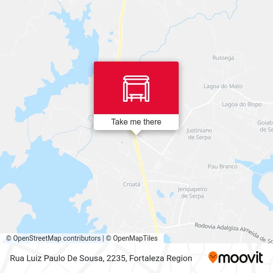Rua Luiz Paulo De Sousa, 2235 map