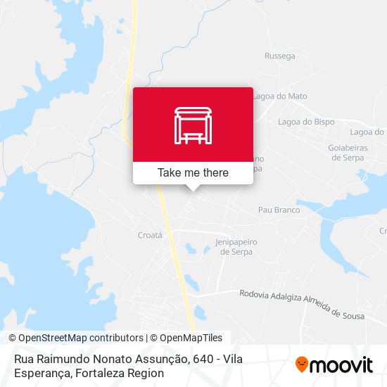 Rua Raimundo Nonato Assunção, 640 - Vila Esperança map