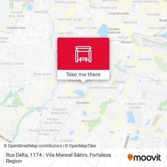 Rua Delta, 1174 - Vila Manoel Sátiro map