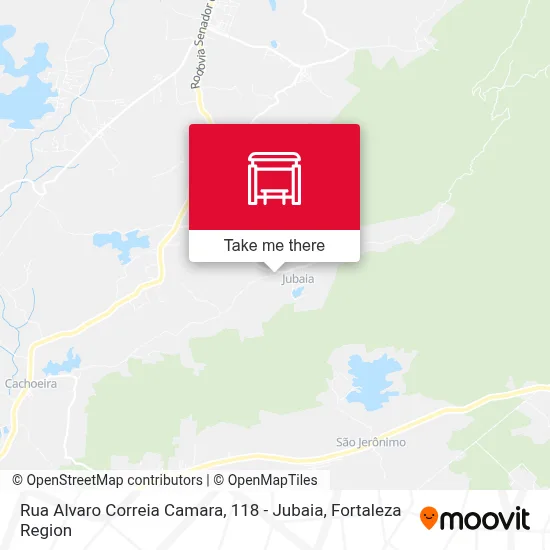 Rua Alvaro Correia Camara, 118 - Jubaia map