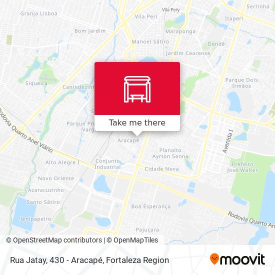 Rua Jatay, 430 - Aracapé map
