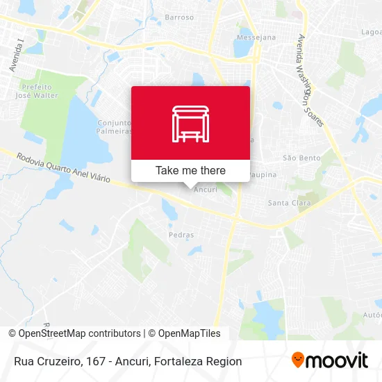 Rua Cruzeiro, 167 - Ancuri map