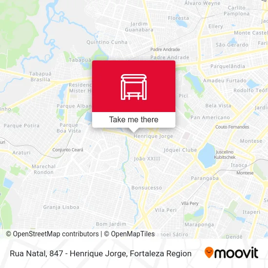 Rua Natal, 847 - Henrique Jorge map