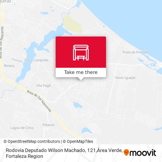 Rodovia Deputado Wilson Machado,  121,Área Verde map