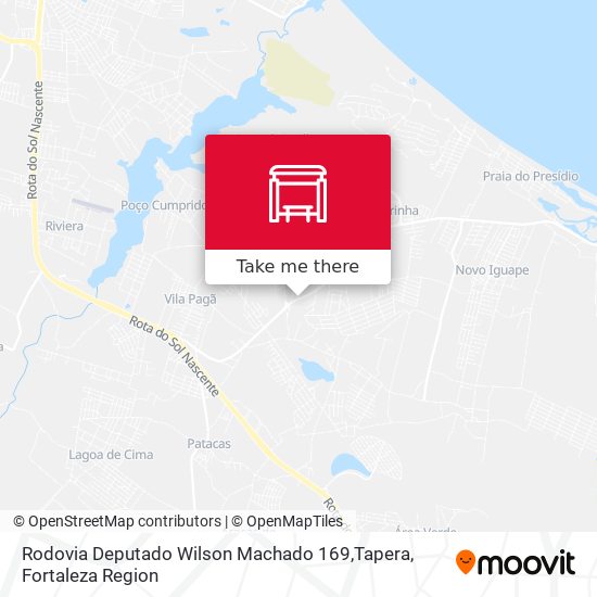 Rodovia Deputado Wilson Machado 169,Tapera map