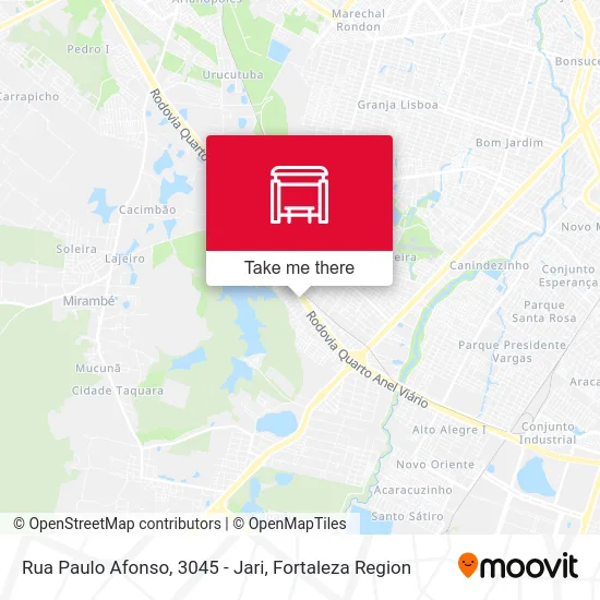 Rua Paulo Afonso, 3045 - Jari map
