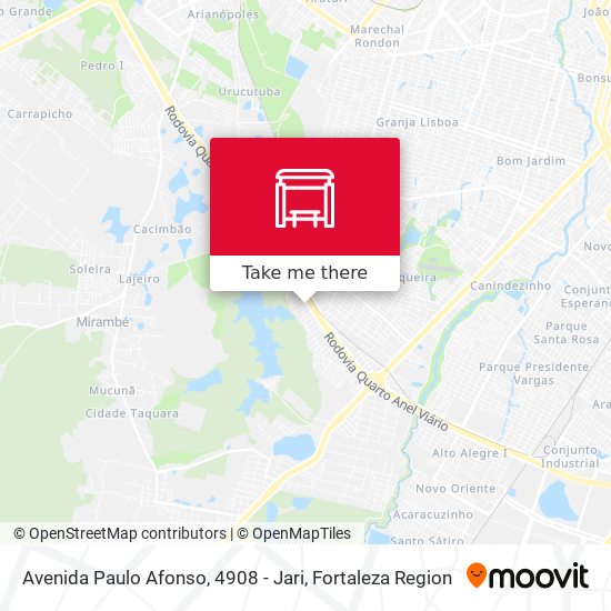 Avenida Paulo Afonso, 4908 - Jari map