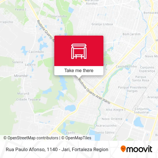 Rua Paulo Afonso, 1140 - Jari map