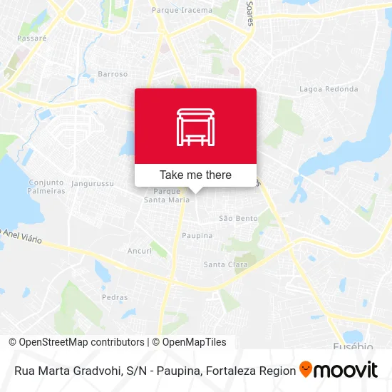 Rua Marta Gradvohi, S / N - Paupina map