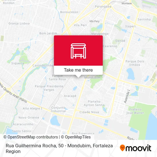 Rua Guilhermina Rocha, 50 - Mondubim map