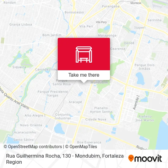 Rua Guilhermina Rocha, 130 - Mondubim map
