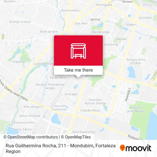 Rua Guilhermina Rocha, 211 - Mondubim map