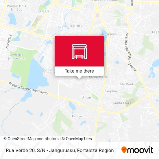 Rua Verde 20, S/N - Jangurussu map
