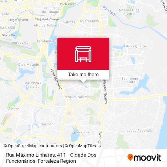 Rua Máximo Linhares, 411 - Cidade Dos Funcionários map