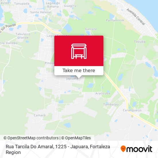 Rua Tarcila Do Amaral, 1225 - Japuara map