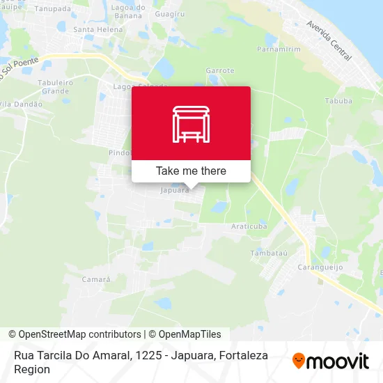 Rua Tarcila Do Amaral, 1225 - Japuara map