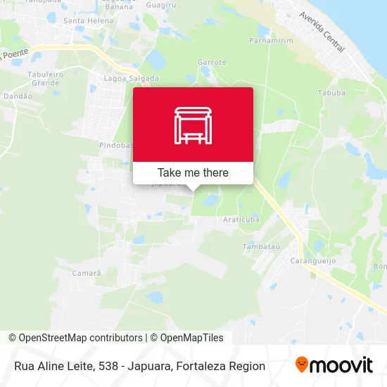 Rua Aline Leite, 538 - Japuara map