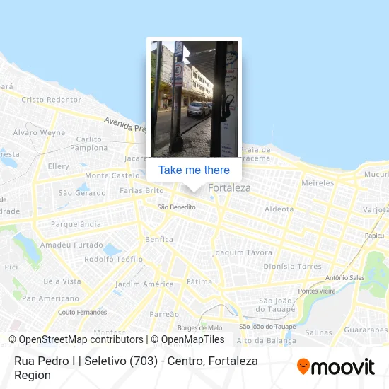 Rua Pedro I | Seletivo (703) - Centro map