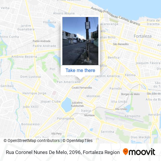 Rua Coronel Nunes De Melo, 2096 map